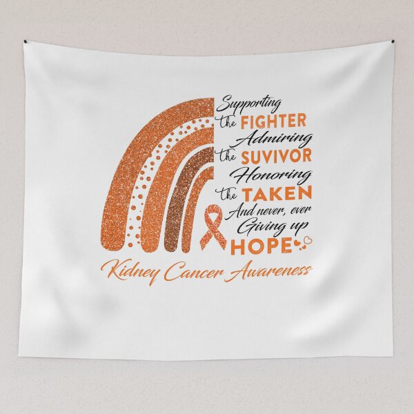 Item preview, Kidney Cancer Warrior Supporting Fighter  Awareness designed and sold by Gillosina.