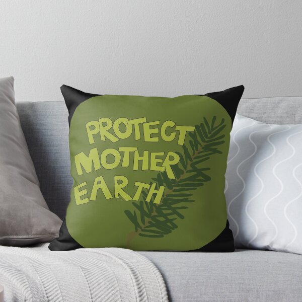 Item preview, Protect Mother Earth Illustrated Text Badge Climate Activists designed and sold by AngelDawnDesign.