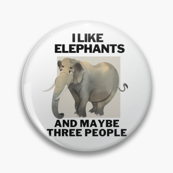 Item preview,  I like elephants and maybe three people designed and sold by Douniaya.
