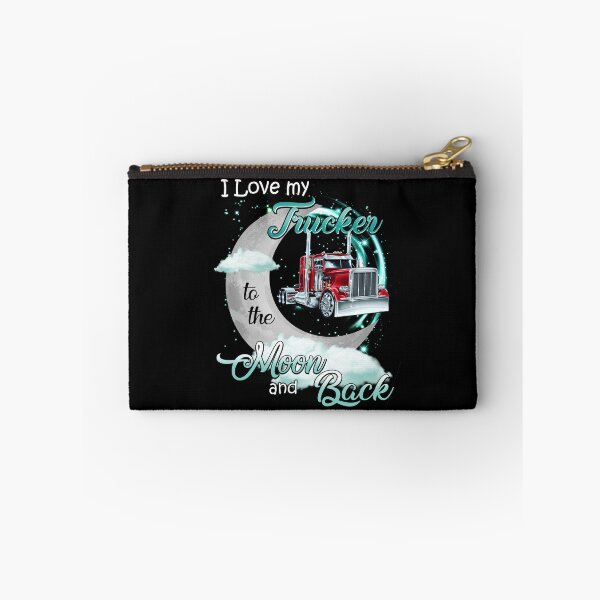 Item preview, I Love my trucker to the moon and back funny truck driver vintage lover cool designed and sold by elizabethdawnn.