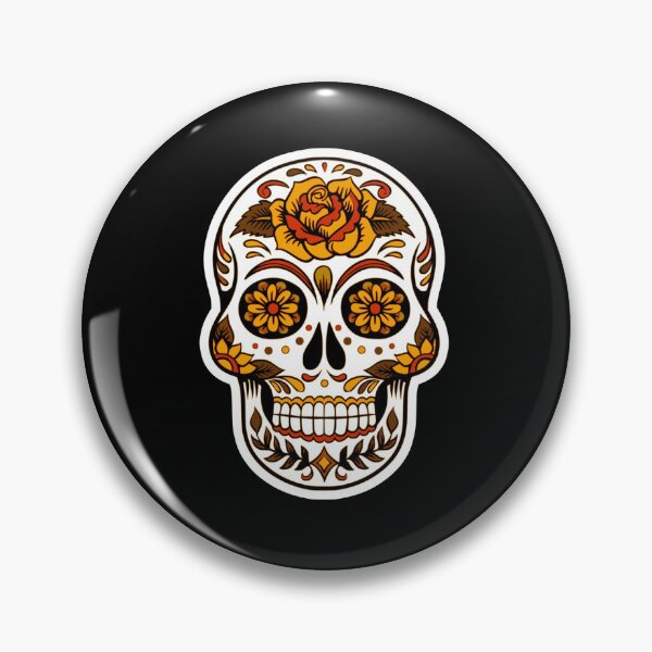 Item preview, Halloween Themed Skull designed and sold by semioddfinds.