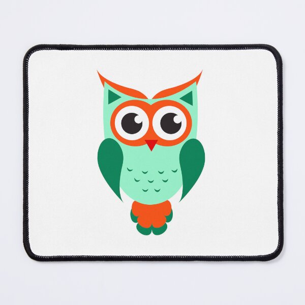 Item preview, Mint and Red Owl  designed and sold by ladypennyface.