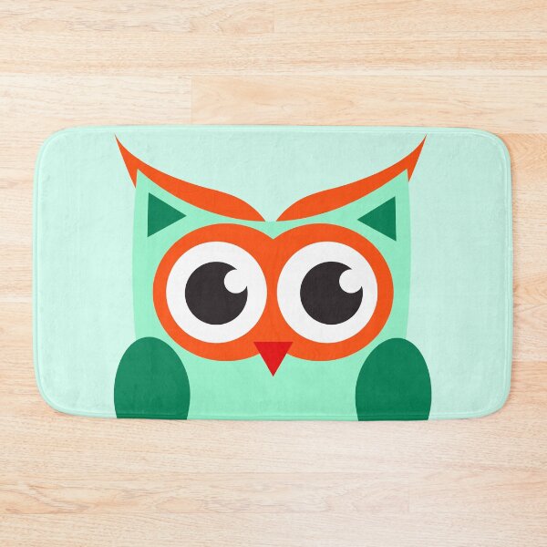 Item preview, Mint and Red Owl  designed and sold by ladypennyface.