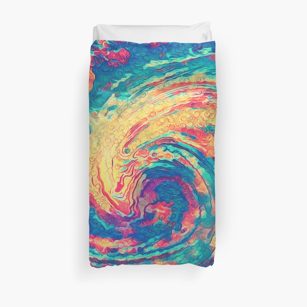 King wave Duvet Cover
