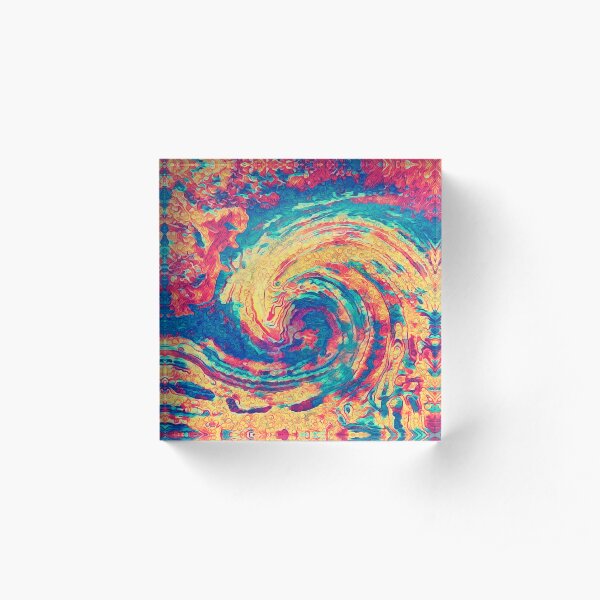 King wave Acrylic Block