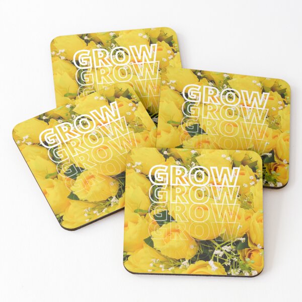 Item preview, GROW (above) - Vibrant Yellow Floral Arrangement designed and sold by AliceSLee.