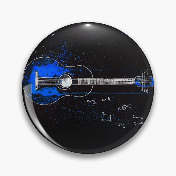 Item preview, Blue Neon Guitar, Music design designed and sold by Dven-Clothes.