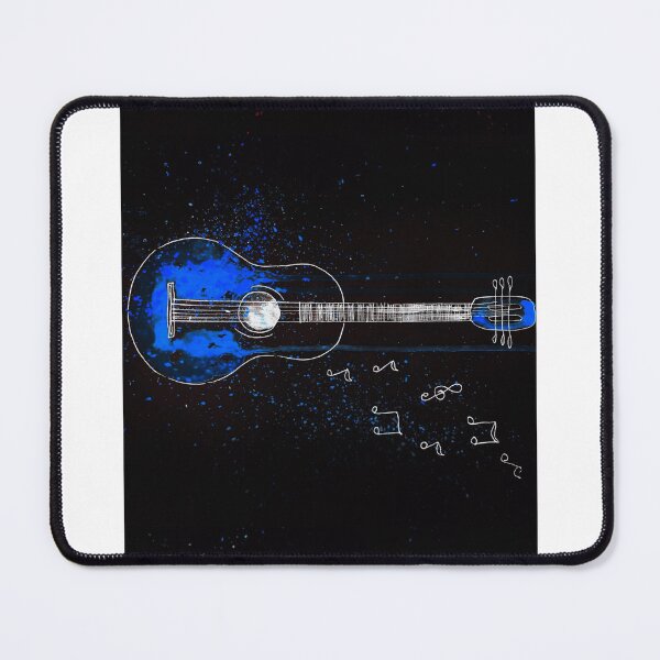 Item preview, Blue Neon Guitar, Music design designed and sold by Dven-Clothes.