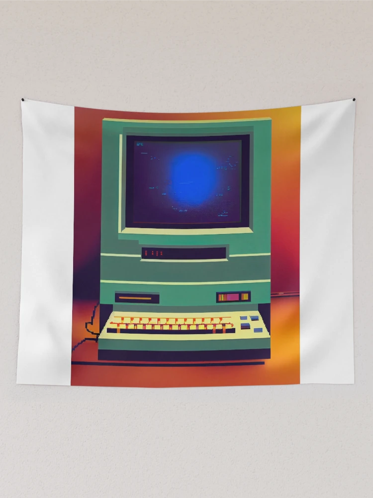 Thumbnail 2 of 3, Tapestry, Retro Computer designed and sold by devath.