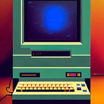 Artwork thumbnail, Retro Computer by devath