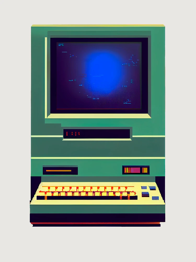 Thumbnail 6 of 6, Premium Oversized Sweatshirt, Retro Computer designed and sold by devath.