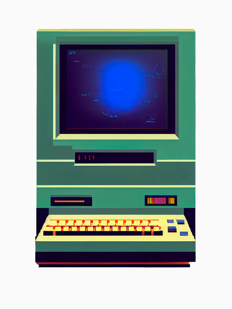 Thumbnail 6 of 6, Pullover Hoodie, Retro Computer designed and sold by devath.