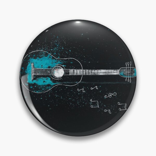 Item preview, Turquoise Neon Guitar, Music design designed and sold by Dven-Clothes.