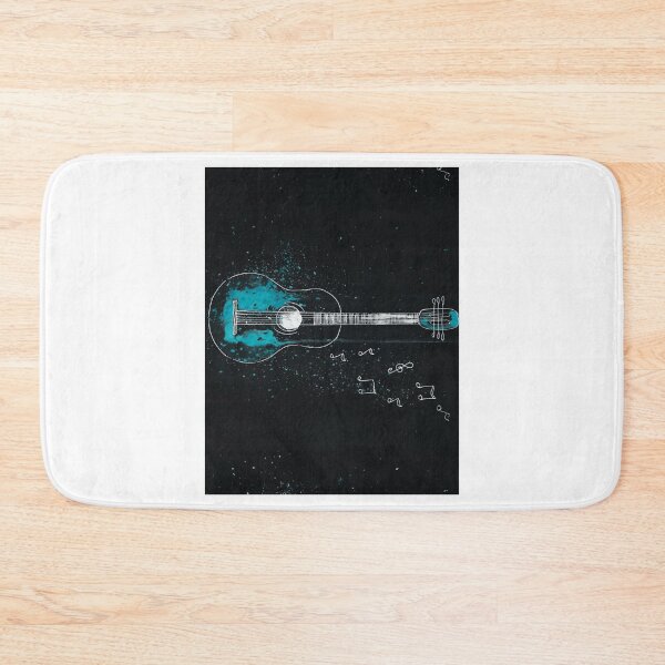 Item preview, Turquoise Neon Guitar, Music design designed and sold by Dven-Clothes.