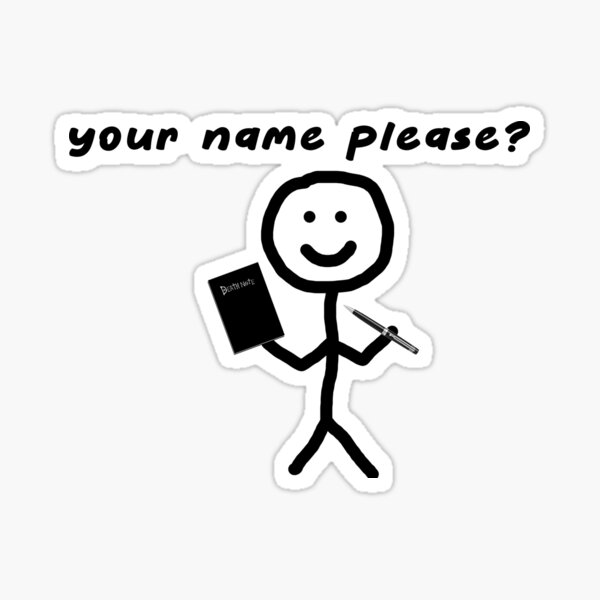 Item preview, Your Name Please? designed and sold by LiveItNow.