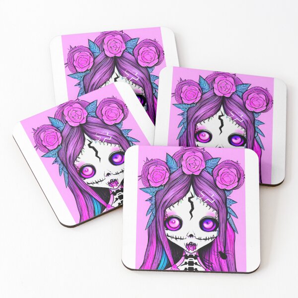 Item preview, Cue creepy goth girl designed and sold by PurpleJelly.