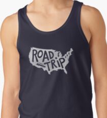 Road Trip USA - blue Tank Top