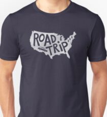 Road Trip USA - blue Unisex T-Shirt