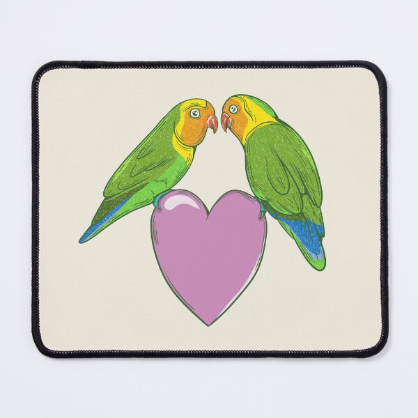 Item preview, Love birds on a heart designed and sold by piedaydesigns.