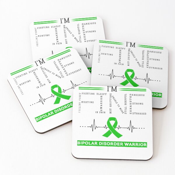 Item preview, I'm Fine Bipolar Disorder Warrior Support Bipolar Disorder Awareness Gifts designed and sold by rechardtee.