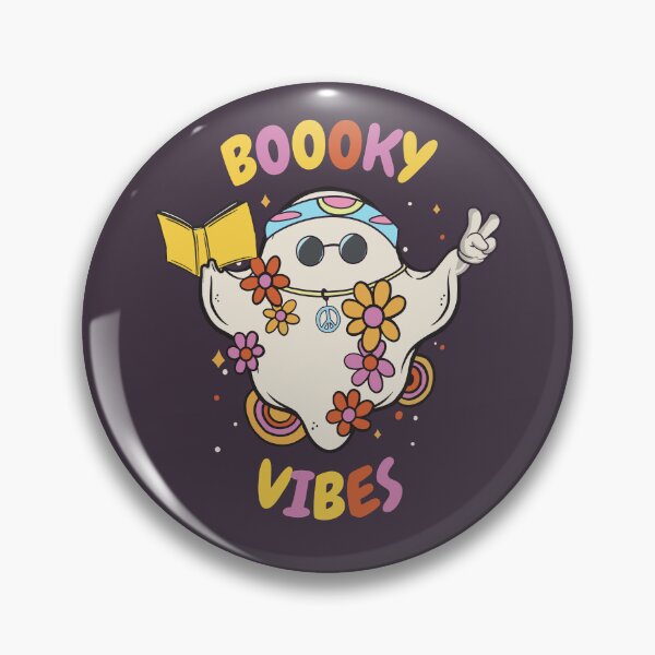 Artikelvorschau, Leselehrer Halloween Groovy Floral Ghost Book Reader entworfen und verkauft von MrEddie10.
