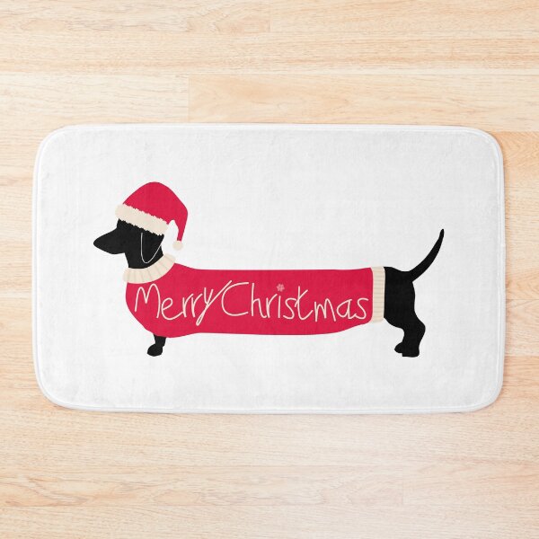 Item preview, Dachshund Wiener Dog Christmas Card designed and sold by semioddfinds.