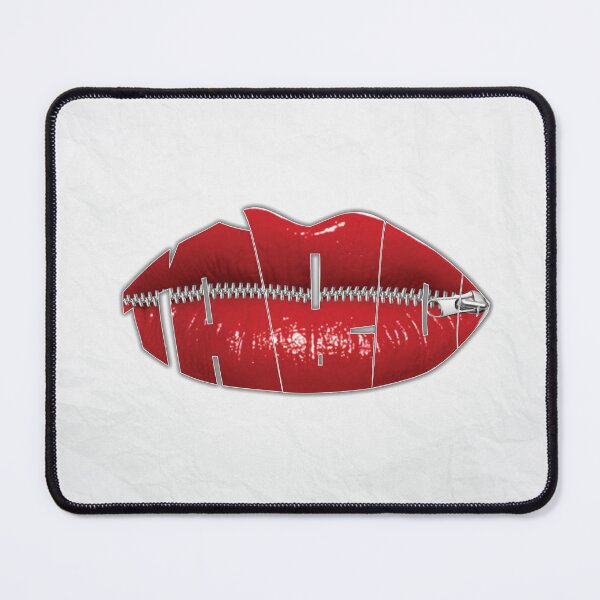 Item preview, Zipped Up Red Lips designed and sold by chillaxcats.