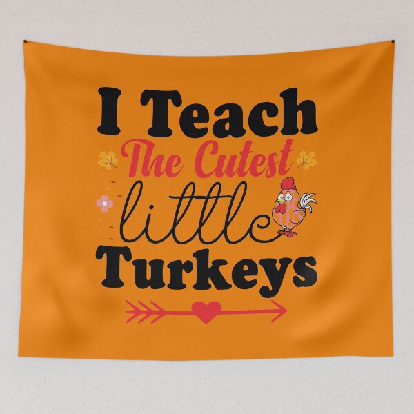 Item preview, I Teach the cutest little turkeys designed and sold by andieartco.