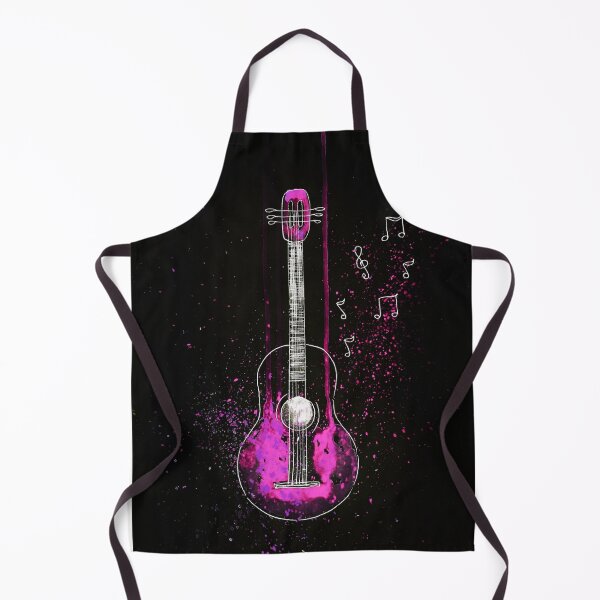 Item preview, Pink Neon Guitar, Music Style design designed and sold by Dven-Clothes.