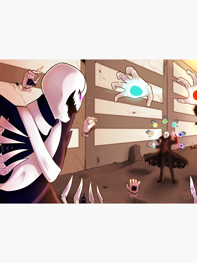 Cross Sans Underverse Postcard by secrettps