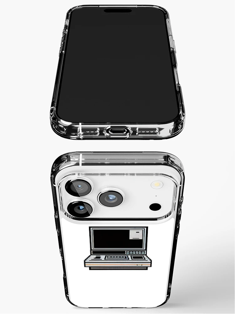 Thumbnail 3 of 5, iPhone Case, Retro Computer designed and sold by devath.