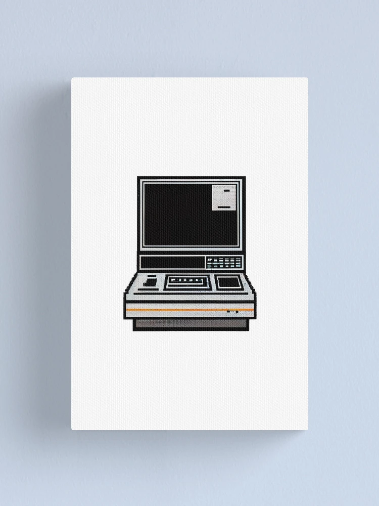 Thumbnail 1 of 3, Canvas Print, Retro Computer designed and sold by devath.