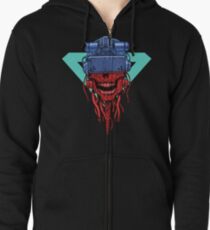 Cyber-Punk-Schädel Kapuzenjacke