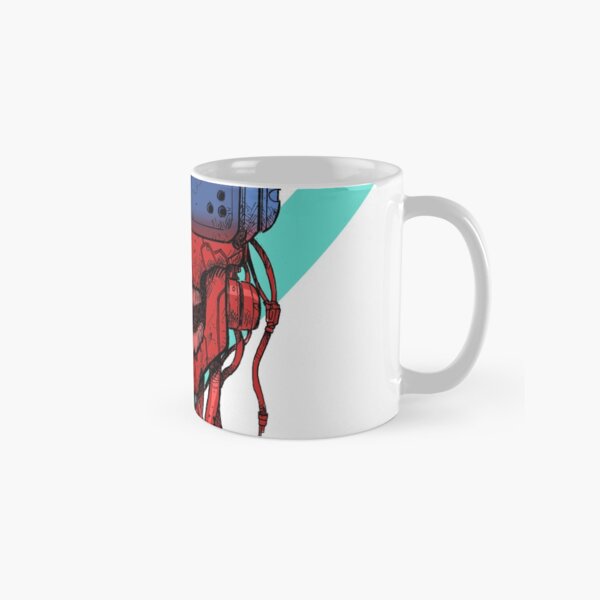 cyber punk skull Classic Mug