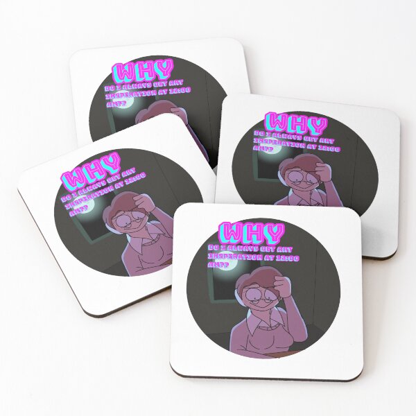 Item preview, Why Do I Always Get Art Inspiration at 12 In The Morning?  designed and sold by GlossyToothpick.