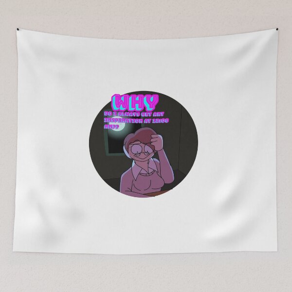 Item preview, Why Do I Always Get Art Inspiration at 12 In The Morning?  designed and sold by GlossyToothpick.