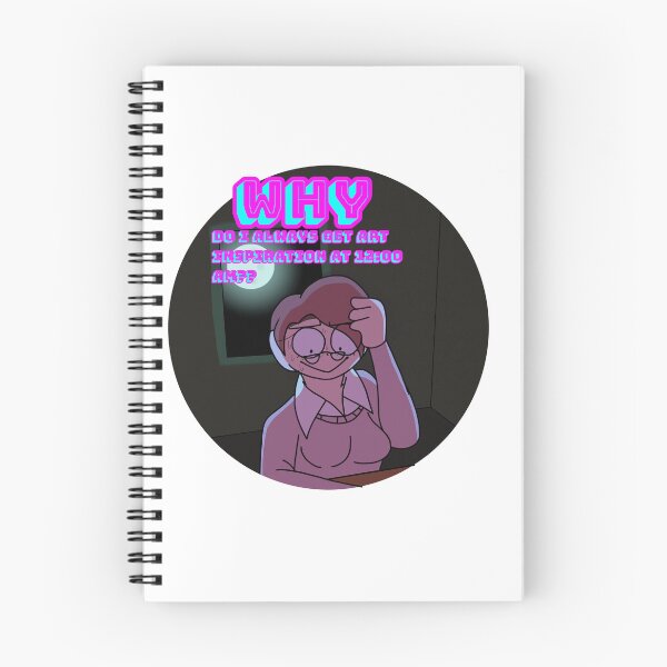 Item preview, Why Do I Always Get Art Inspiration at 12 In The Morning?  designed and sold by GlossyToothpick.