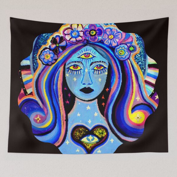 Item preview, RETRO BLUE GODDESS 1960'S designed and sold by jmed70.