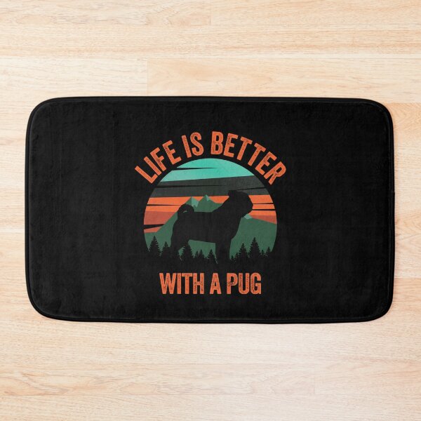 Item preview, Life Is Better With A Pug Vintage Dog Gift  designed and sold by Guarddogdrive.