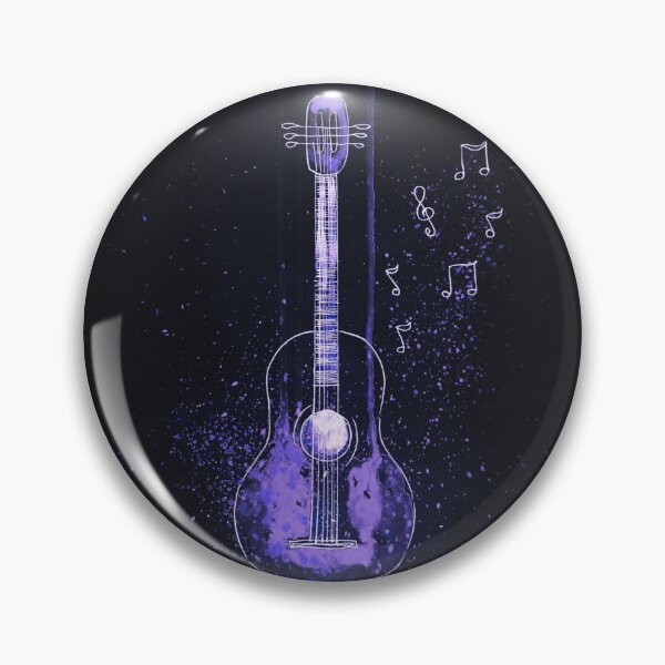 Item preview, Purple Neon Guitar, Music Style design designed and sold by Dven-Clothes.