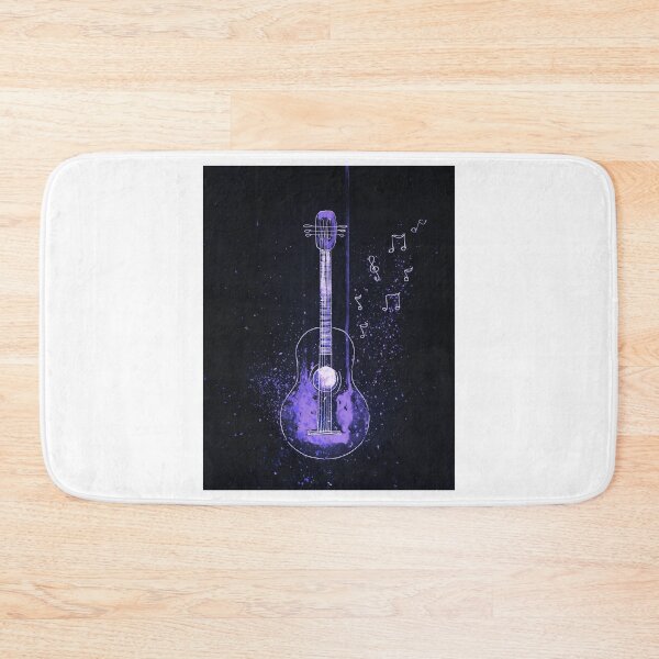 Item preview, Purple Neon Guitar, Music Style design designed and sold by Dven-Clothes.