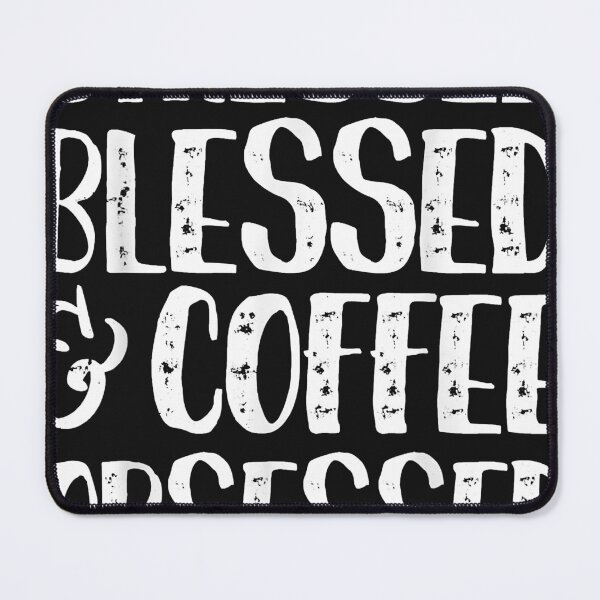 Item preview, Stressed Blessed And Coffee Obsessed Funny Coffee T-Shirt designed and sold by Lynnman.