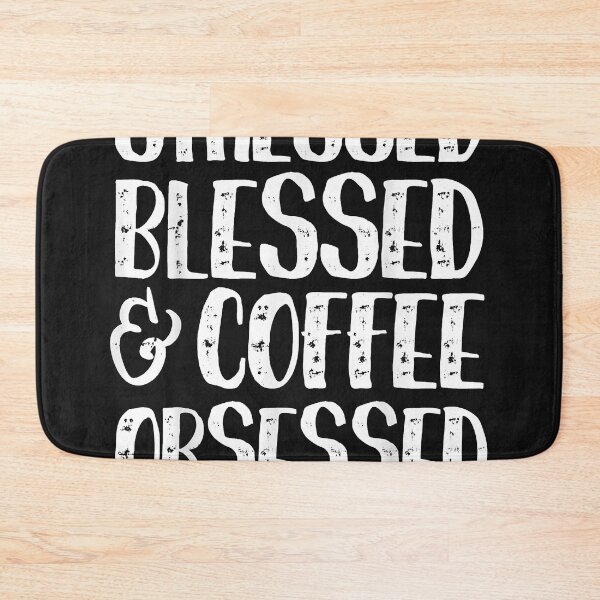 Item preview, Stressed Blessed And Coffee Obsessed Funny Coffee T-Shirt designed and sold by Lynnman.