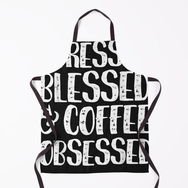 Item preview, Stressed Blessed And Coffee Obsessed Funny Coffee T-Shirt designed and sold by Lynnman.