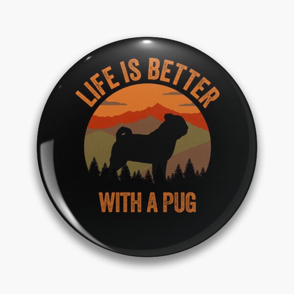 Item preview, Life Is Better With A Pug Vintage Country Dog Gift  designed and sold by Guarddogdrive.