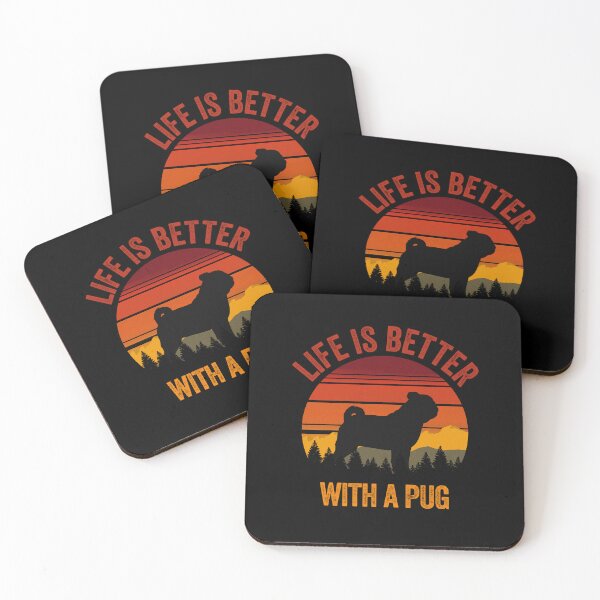 Item preview, Life Is Better With A Pug Vintage Country Dog Gift  designed and sold by Guarddogdrive.