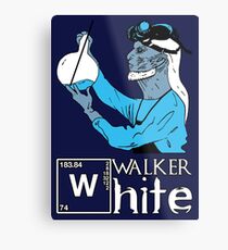 Walker White Metal Print