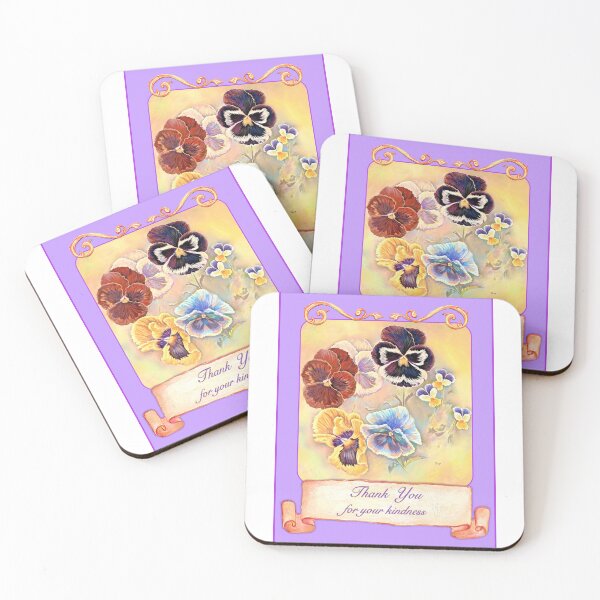 Item preview, PANSIES THANK YOU designed and sold by Judy Mastrangelo.
