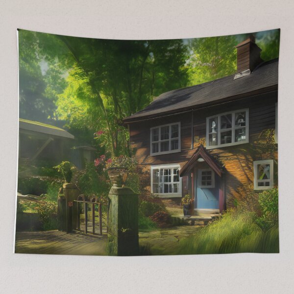 Item preview, Graphic Adventure Fantasy Cottage #2 designed and sold by WeirdAmerica42.