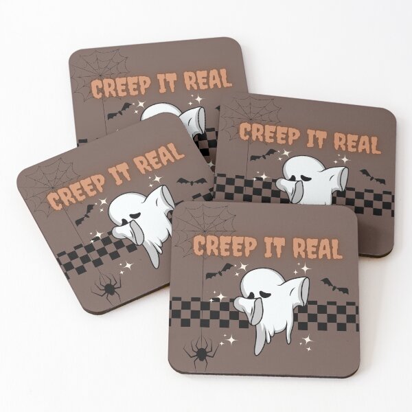 Item preview, Retro Halloween Creep It Real Vintage Ghost Halloween designed and sold by Wayo29.